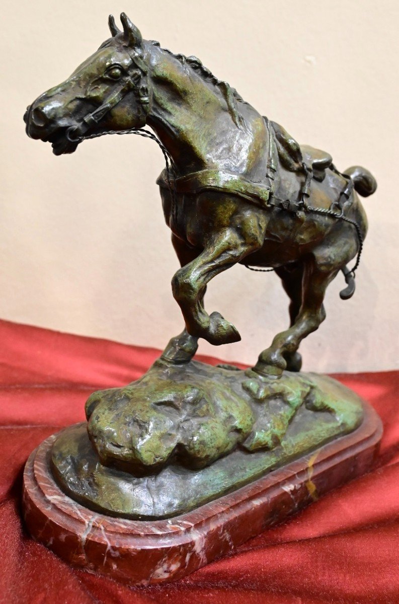 Gustave Colsoulle - Cavallo in Bronzo-photo-2